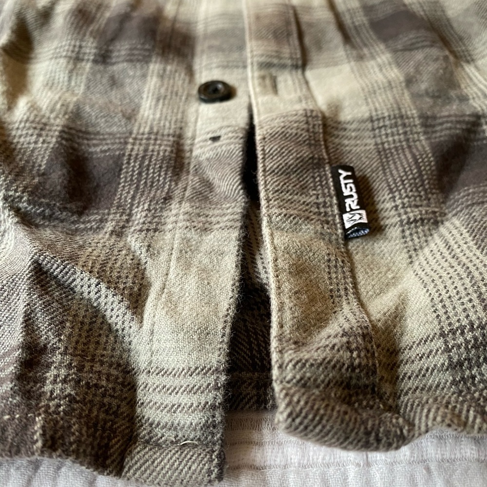 Men’s Rusty Flannel button down